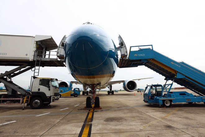 Cận cảnh "siêu máy bay" 367 ghế vừa gia nhập đội bay Vietnam Airlines- Ảnh 6.