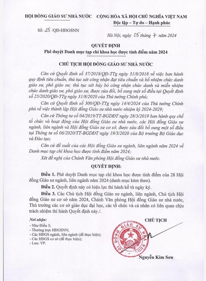 Năm thứ năm liên tiếp Tạp chí GTVT được Hội đồng Giáo sư Nhà nước phê duyệt 1 điểm khoa học- Ảnh 1.