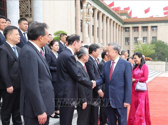 Chùm ảnh: Các hoạt động của Tổng Bí thư, Chủ tịch nước Tô Lâm trong chuyến thăm cấp Nhà nước đến Trung Quốc - Ảnh 13.