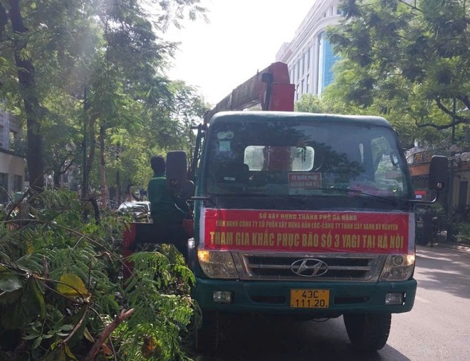 Sẵn sàng tăng ca làm đêm, hỗ trợ Hà Nội giải tỏa cây xanh ngã đổ, đảm bảo giao thông sau bão số 3 - Ảnh 10.