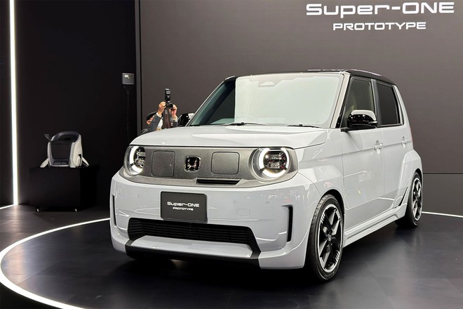 Ảnh thực tế xe điện Honda Super-ONE Prototype EV - Ảnh 1.