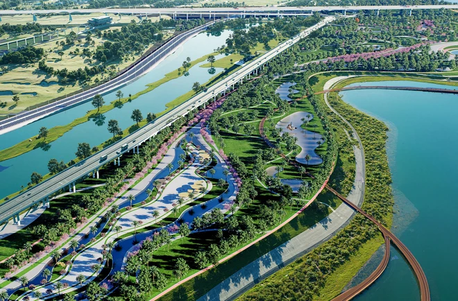 Hai phương án kết nối giao thông cho Đại lộ cảnh quan sông Hồng - Ảnh 4.