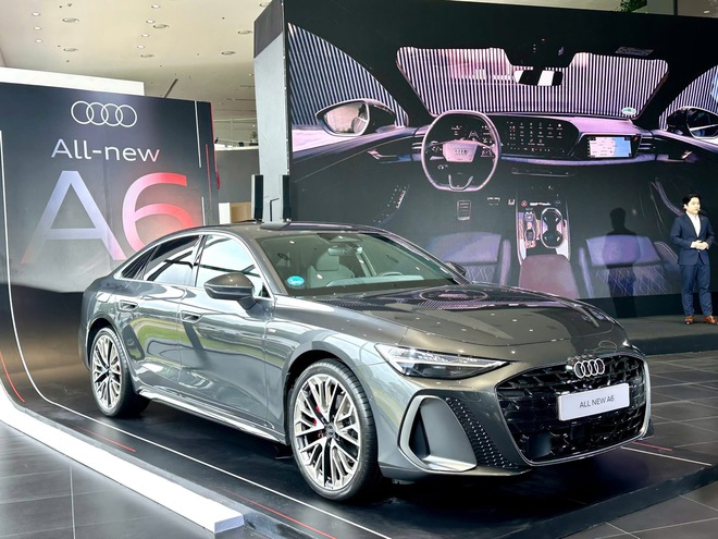 Cận cảnh Audi A6 2026 vừa chốt giá 2,799 tỷ đồng ở Việt Nam - Ảnh 3.