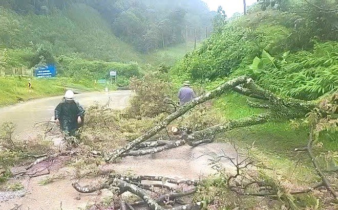 Bám tuyến, khắc phục sạt lở, đảm bảo giao thông tuyến đường Hồ Chí Minh - Ảnh 14.