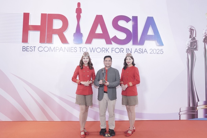 HR Asia Awards 2025 vinh danh Vietjet là "Nơi làm việc tốt nhất Châu Á" lần thứ 5 liên tiếp - Ảnh 1.