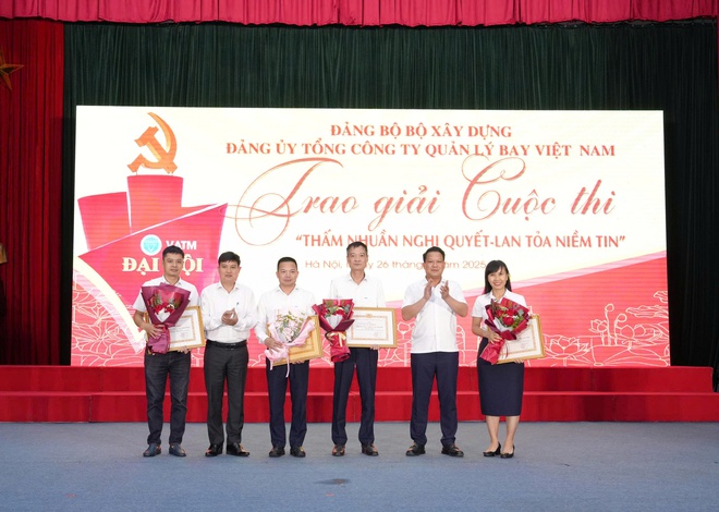 Hơn 3.000 cán bộ, đảng viên, người lao động VATM dự thi "Thấm nhuần Nghị quyết - Lan tỏa niềm tin" - Ảnh 3.
