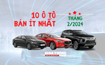10 ô tô bán ít nhất tháng 2/2024: Gọi tên Mazda6, Kia K5 và Mitsubishi Pajero Sport