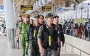 Sân bay Tân Sơn Nhất tăng cường kiểm soát an ninh trong thời gian Quốc tang Tổng Bí thư Nguyễn Phú Trọng