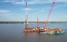 Thúc tiến độ sớm hoàn thành cầu Đại Ngãi trên QL60