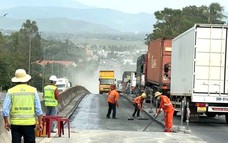 Căng sức đảm bảo giao thông tuyến QL1: Giữ mạch giao thông an toàn, thông suốt