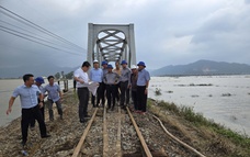 Đường sắt Bắc – Nam qua khu vực Nam Trung Bộ đã thông tuyến trở lại