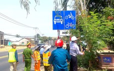 Giải tỏa vật kiến trúc, bảo vệ hành lang an toàn đường bộ tuyến đường Hồ Chí Minh qua tỉnh Kon Tum