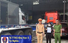 Bảo đảm trật tự ATGT tuyến đường dẫn cao tốc Đà Nẵng - Quảng Ngãi