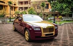 Sắp đấu giá siêu xe Rolls-Royce Ghost "mạ vàng" của ông Trịnh Văn Quyết