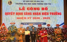 PGS. TS. Nguyễn Văn Hùng là tân Hiệu trưởng Trường Đại học GTVT