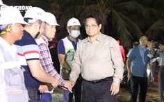 Thủ tướng Chính phủ kiểm tra dự án cầu Rạch Miễu 2 trong đêm