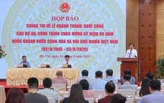 Đồng loạt khởi công, khánh thành 250 công trình dịp 19/8