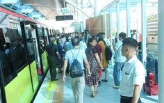 Đường sắt đô thị của Hà Nội phục vụ gần 1,8 triệu lượt khách dịp Quốc khánh