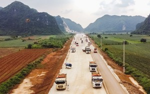 Tận thấy công trường “chặng nước rút” về đích 4 dự án cao tốc Bắc - Nam