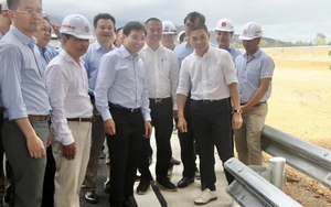 Bộ trưởng Nguyễn Văn Thắng kiểm tra cao tốc Nha Trang - Cam Lâm