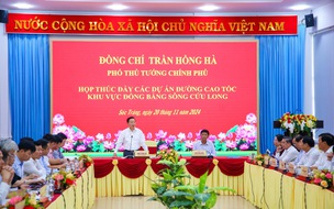 ĐBSCL thiếu cát đắp trầm trọng, Phó Thủ tướng Trần Hồng Hà bàn cách tháo gỡ