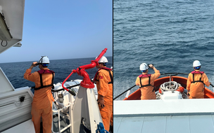 Chìm sà lan ở biển Quảng Ngãi: Vớt được 4 thi thể, đang dùng flycam, thợ lặn tìm người mất tích