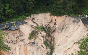 Công bố tình huống khẩn cấp hư hỏng trên QL20 qua đèo Mimosa, tỉnh Lâm Đồng