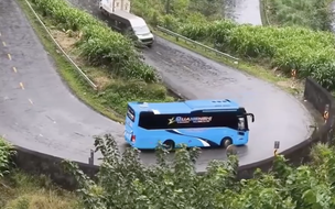 Vì sao xe khách đi lùi trên dốc Thẩm Mã và mức phạt vi phạm giao thông?