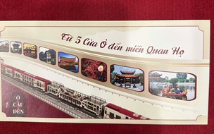 Chính thức đưa vào khai thác tàu du lịch văn hóa “Hà Nội 5 Cửa Ô”