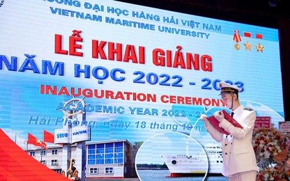 Trường Đại học Hàng hải Việt Nam khai giảng năm học mới