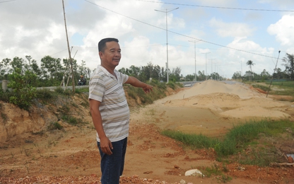 Quảng Nam: Dự án đường ven biển Võ Chí Công gặp khó vì vướng mặt bằng 2 hộ dân