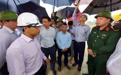 Bộ trưởng Nguyễn Văn Thắng ra công trường, nhà thầu đồng loạt xin rút ngắn tiến độ