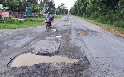 Khánh Hòa: Đường mới sửa, đang thời gian bảo hành đã xuống cấp nghiêm trọng