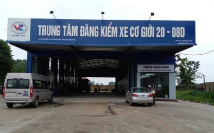 Một trung tâm đăng kiểm ở Thái Nguyên dính phốt bị dừng hoạt động