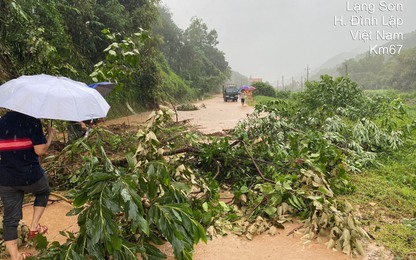 Lạng Sơn: QL4B thiệt hại gần 10 tỷ đồng do Bão số 3