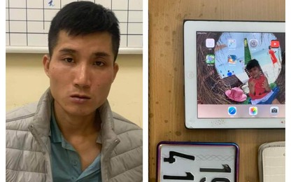 Bắt "nóng" tên trộm đi xe máy SH từ Bắc Giang về Hà Nội gây án