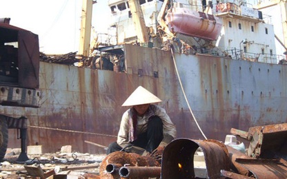 Nghị định mới cho phép Cục Hàng hải VN được quyền dừng hoạt động cơ sở phá dỡ tàu biển