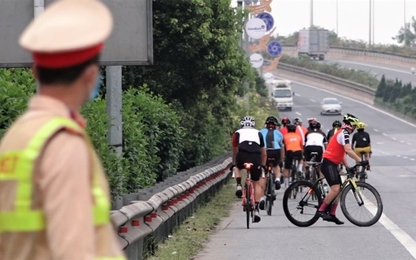 Giải pháp nào ngăn xe đạp vào tuyến đường Nhật Tân - Nội Bài?