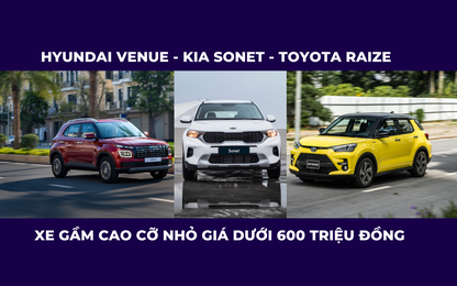 "Tân binh" Hyundai Venue có gì để "đấu" Toyota Raize và Kia Sonet?