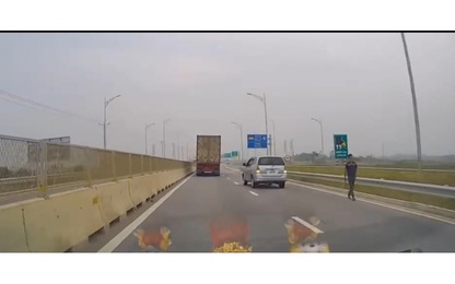 Video: Bị phạt tiền, tước GPLX, tài xế trần tình lý do lùi xe trên cao tốc