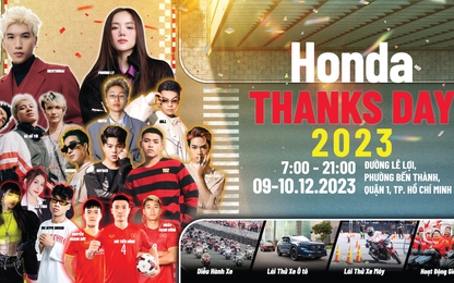 Honda Thanks Day 2023 – Lễ hội ô tô, xe máy độc đáo tại Việt Nam