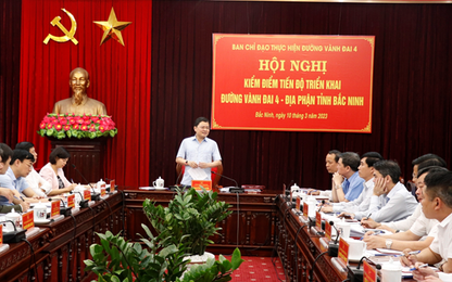 Bí thư tỉnh Bắc Ninh chỉ đạo nóng dự án đường Vành đai 4 vùng Thủ đô