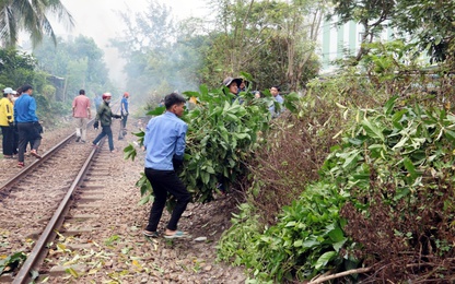 Nỗ lực giải tỏa hành lang ATGT đường sắt Bắc-Nam qua Đà Nẵng