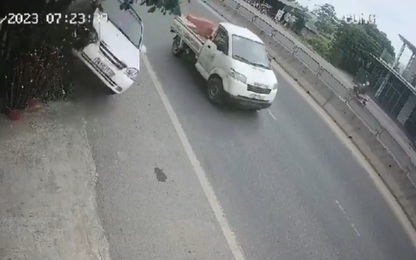 Video: Tài xế ngủ gật gây TNGT trên QL1 qua Quảng Trị
