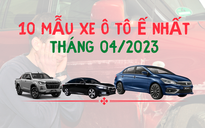 10 ô tô bán ít nhất tháng 4/2023: Toyota Hilux chưa thể thoát ế