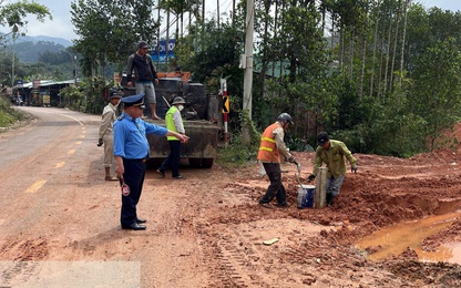Ngăn chặn và xử lý các trường hợp vi phạm hành lang đường bộ QL14G ở Quảng Nam