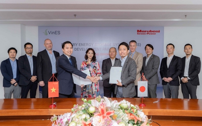 VinES hợp tác Marubeni thúc đẩy sử dụng hệ thống pin lưu trữ năng lượng tại Việt Nam