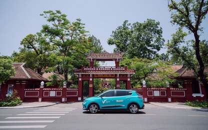 Taxi xanh SM lăn bánh tại Huế, giảm nửa giá cho khách đi xe