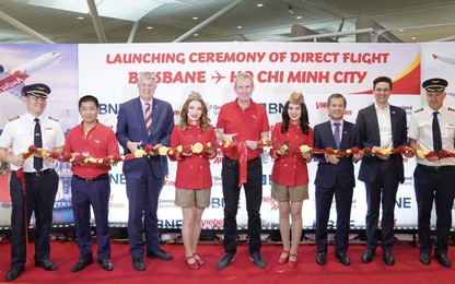 Vietjet khai trương đường bay kết nối Brisbane (Úc) và TP.Hồ Chí Minh