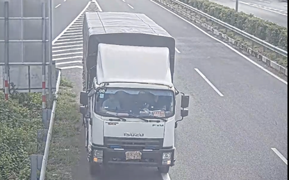Xử phạt tài xế xe tải và xe đầu kéo đi lùi trên cao tốc TP.HCM – Long Thành - Dầu Giây